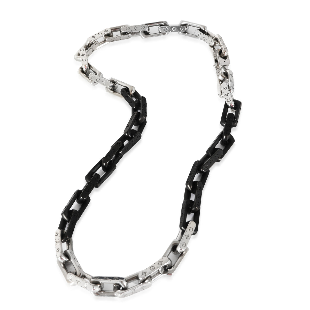 Louis Vuitton Monogram Chain Necklace in Base Metal, myGemma