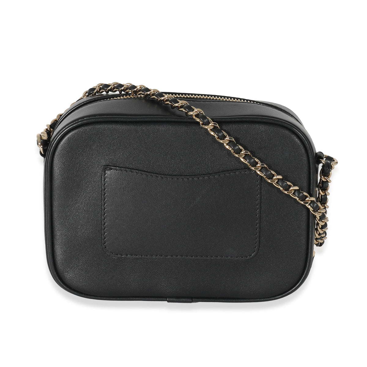 Chanel Black Lambskin CC Mania Camera Bag