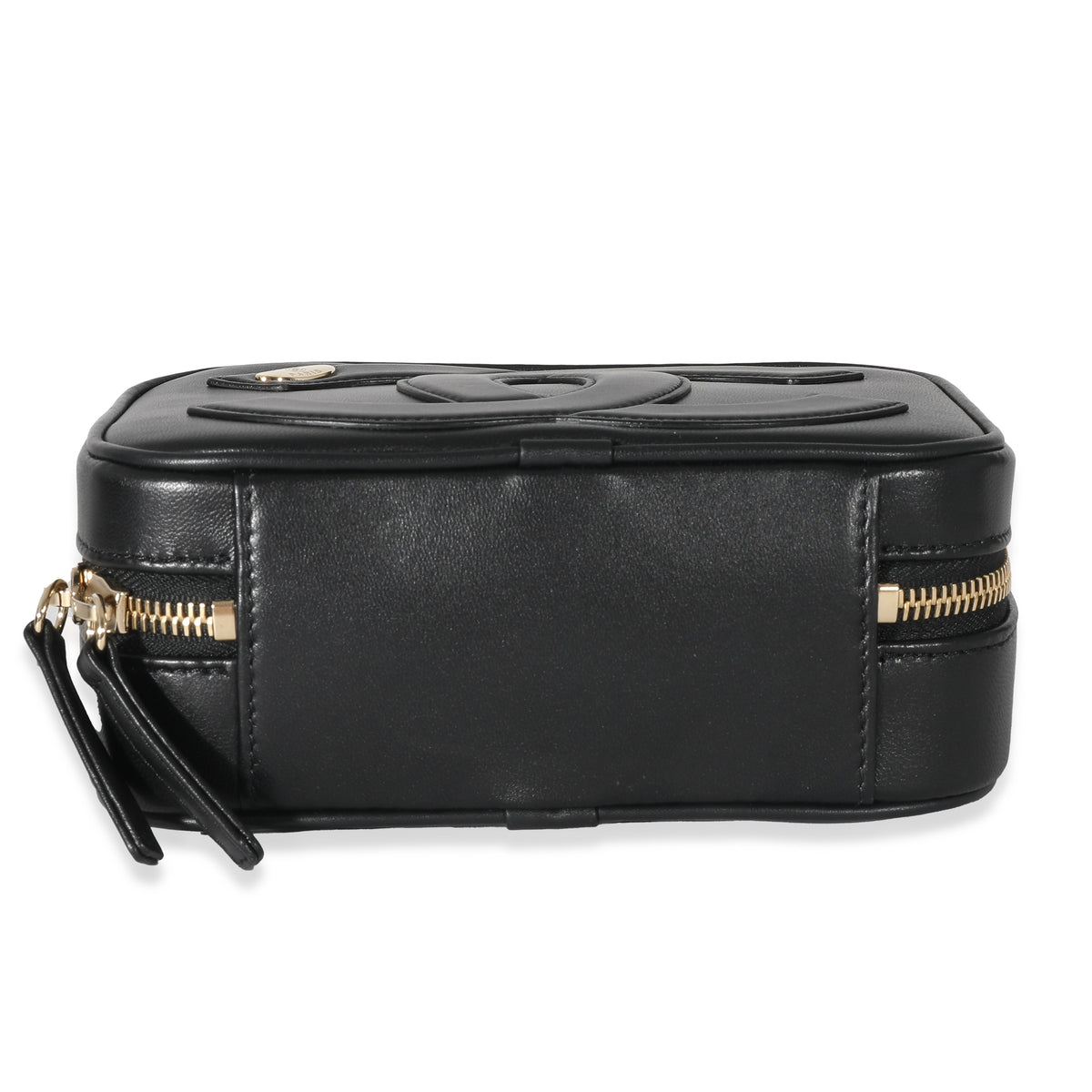 Chanel Black Lambskin CC Mania Camera Bag