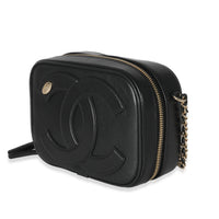 Chanel Black Lambskin CC Mania Camera Bag