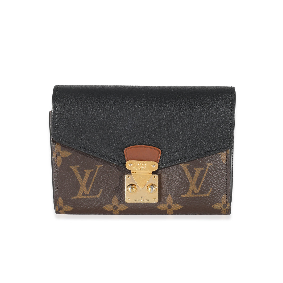 Louis Vuitton Black Monogram Pallas Compact Wallet NM, myGemma