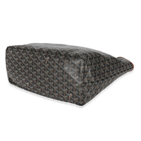 Goyard Black Gold Goyardine Canvas Saint Louis PM