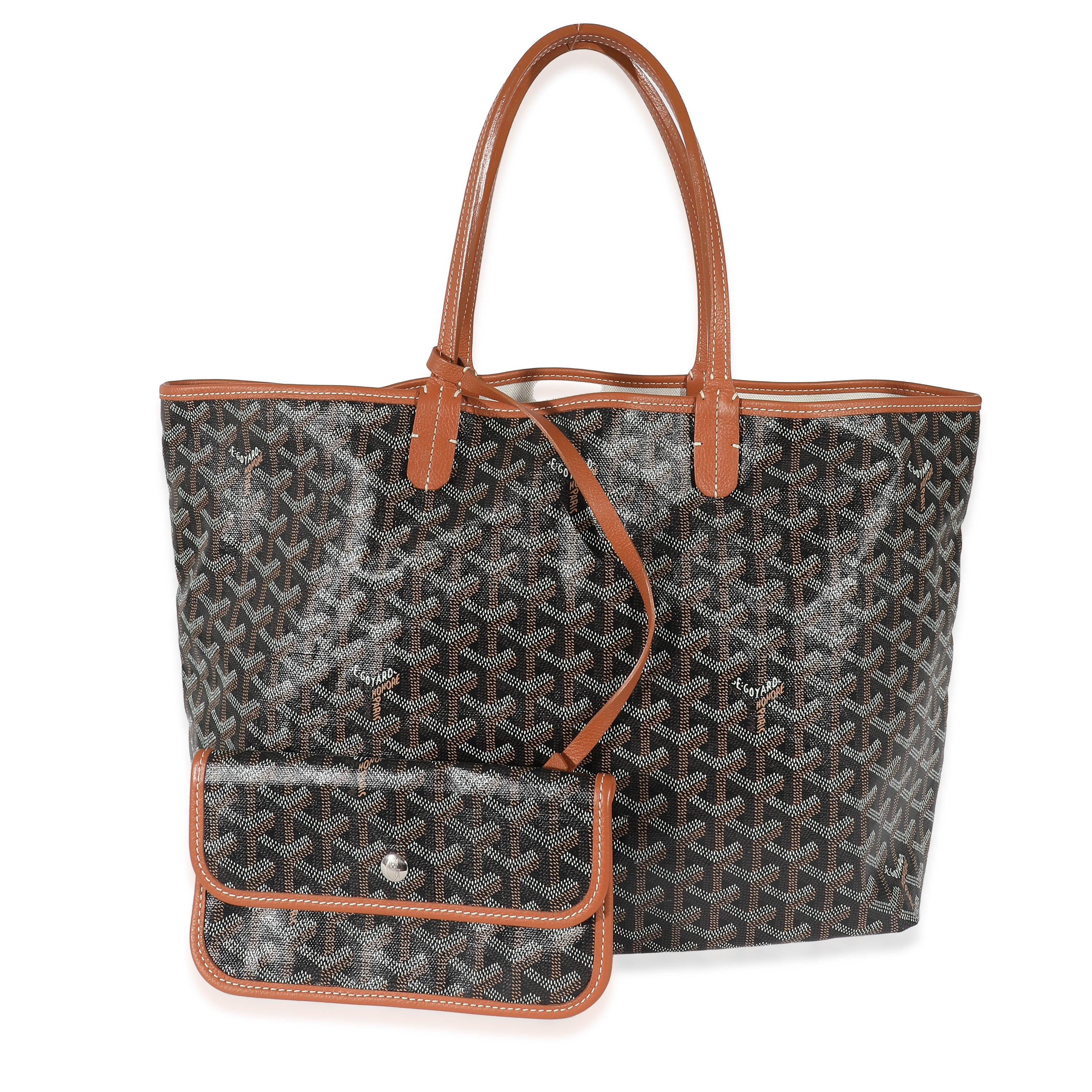 Goyard Black Goyardine Canvas Saigon PM, myGemma, SG