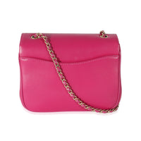 Chanel Pink Lambskin CC Mania Flap Bag