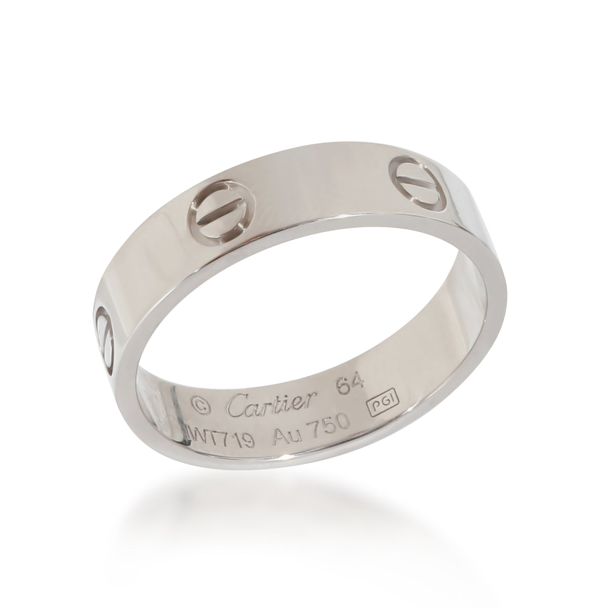 Cartier Love Ring in 18k White Gold