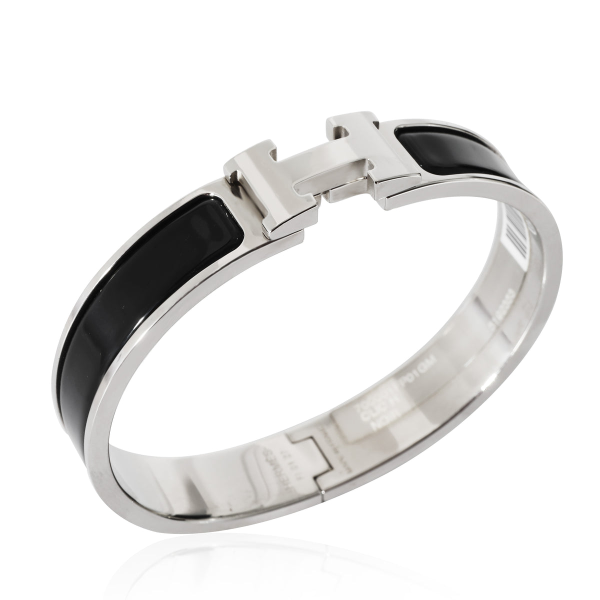 Hermes Clic Clac H Bracelet, Noir