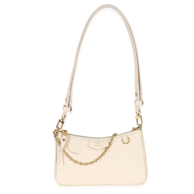 Louis Vuitton Cream Monogram Empreinte Easy Pouch On Strap