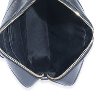 Saint Laurent Black Leather Lou Camera Bag