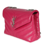 Saint Laurent Fresh Fuchsia Calfskin Small Loulou