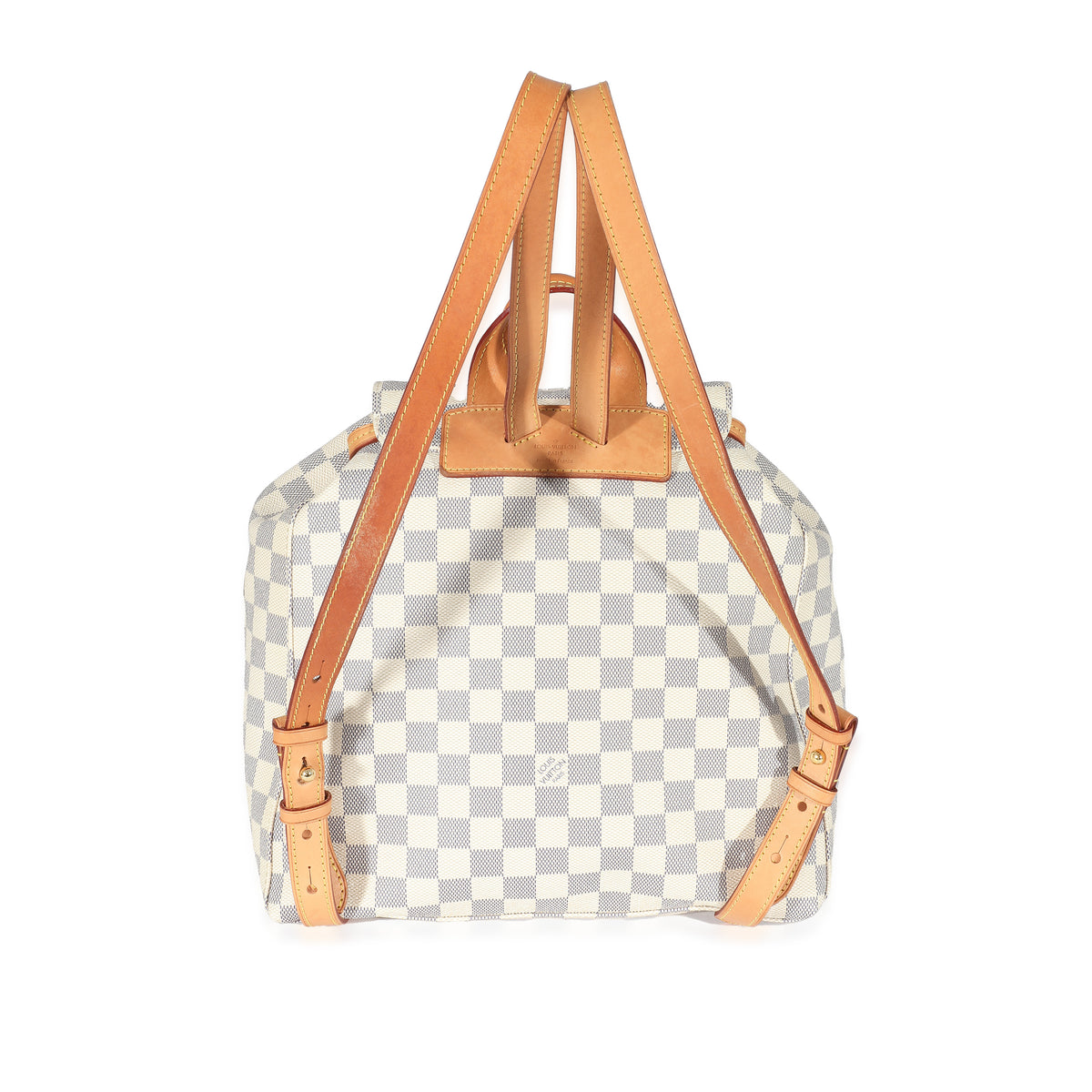 damier azur louis vuitton backpack Louis Vuitton Damier Azur Canvas Sperone Backpack | myGemma