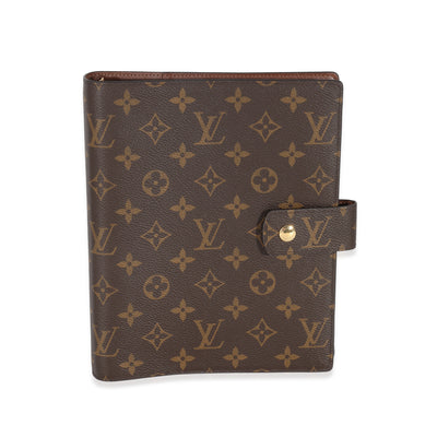 Louis Vuitton Monogram Canvas Large Ring Agenda Cover