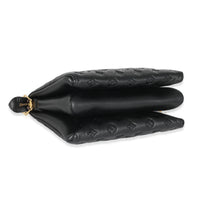 Louis Vuitton Black Puffy Lambskin Coussin PM