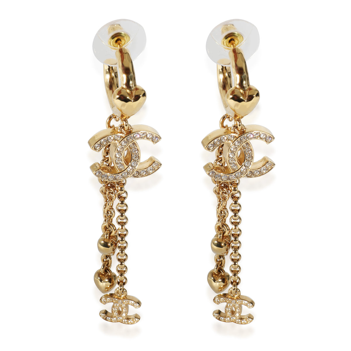 Chanel 2023 Spring Act 1 Collection Gold Plated Earrings