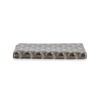 Goyard Black Tan Goyardine Canvas Grenelle Passport Cover