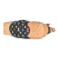 Louis Vuitton Black Multicolor Canvas Judy MM