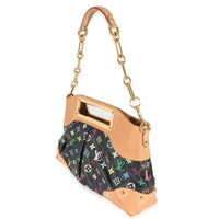 Louis Vuitton Black Multicolor Canvas Judy MM