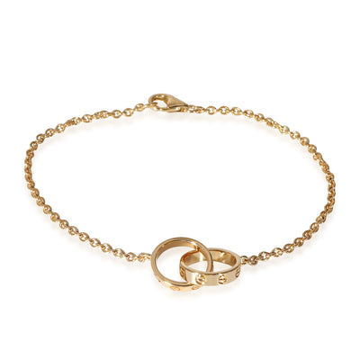 Cartier Love Interlocking Circle Bracelet in 18k Yellow Gold