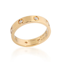 Cartier Love Diamond Wedding Band in 18k Yellow Gold 0.19 CTW