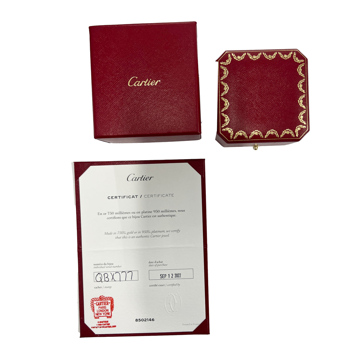 Cartier Love Diamond Wedding Band in 18k Yellow Gold 0.19 CTW