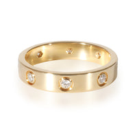 Cartier Love Diamond Wedding Band in 18k Yellow Gold 0.19 CTW