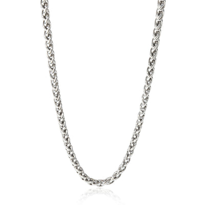 David Yurman Wheat Chain Necklace in Sterling Silver & 14K Yellow Gold