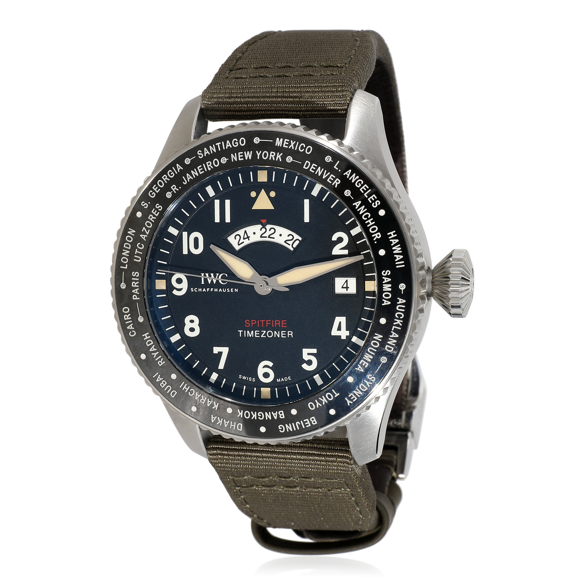 Iwc spitfire timezoner hot sale