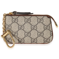 Gucci Beige GG Supreme Key Pouch