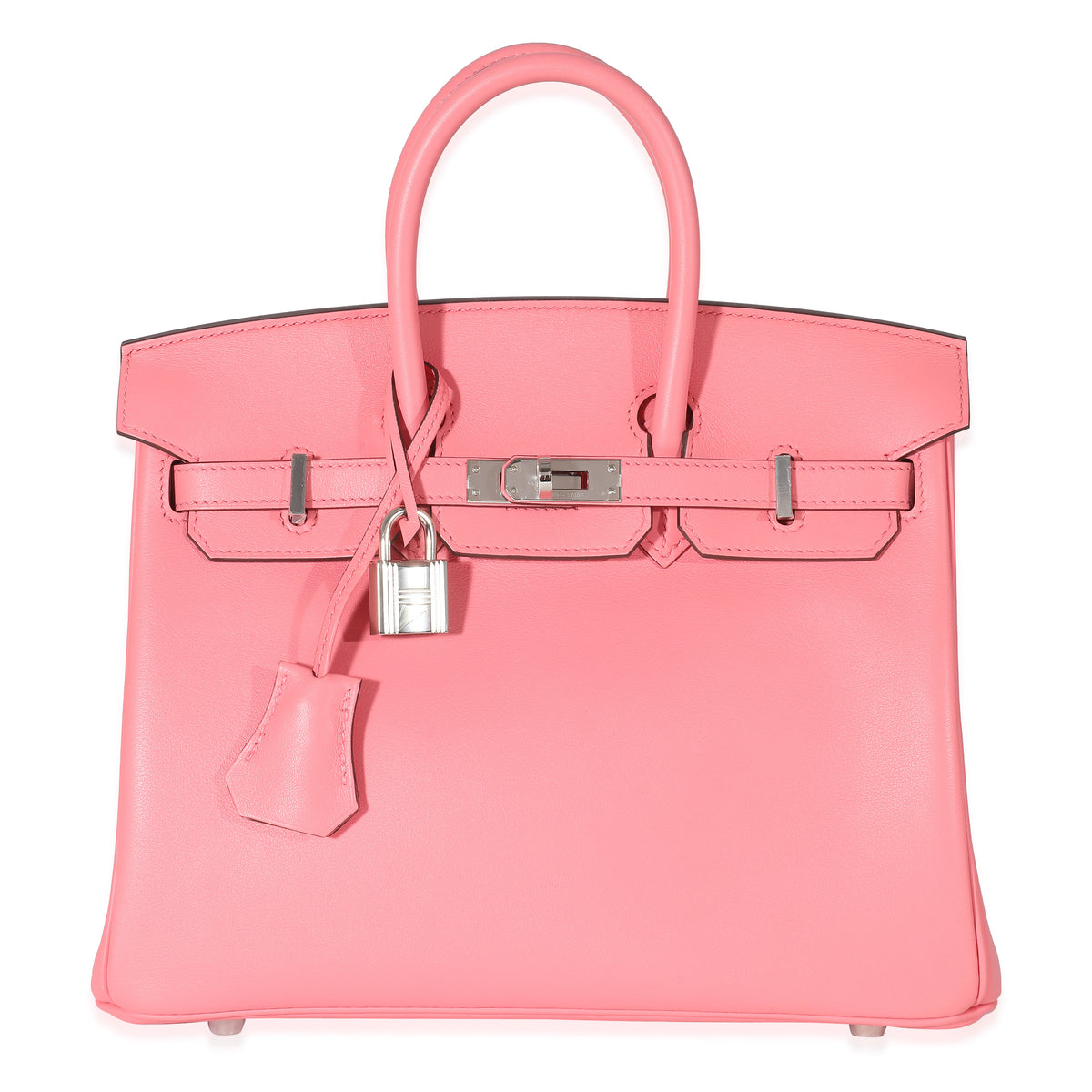 Hermès Rose Azalee Swift Birkin 25 PHW