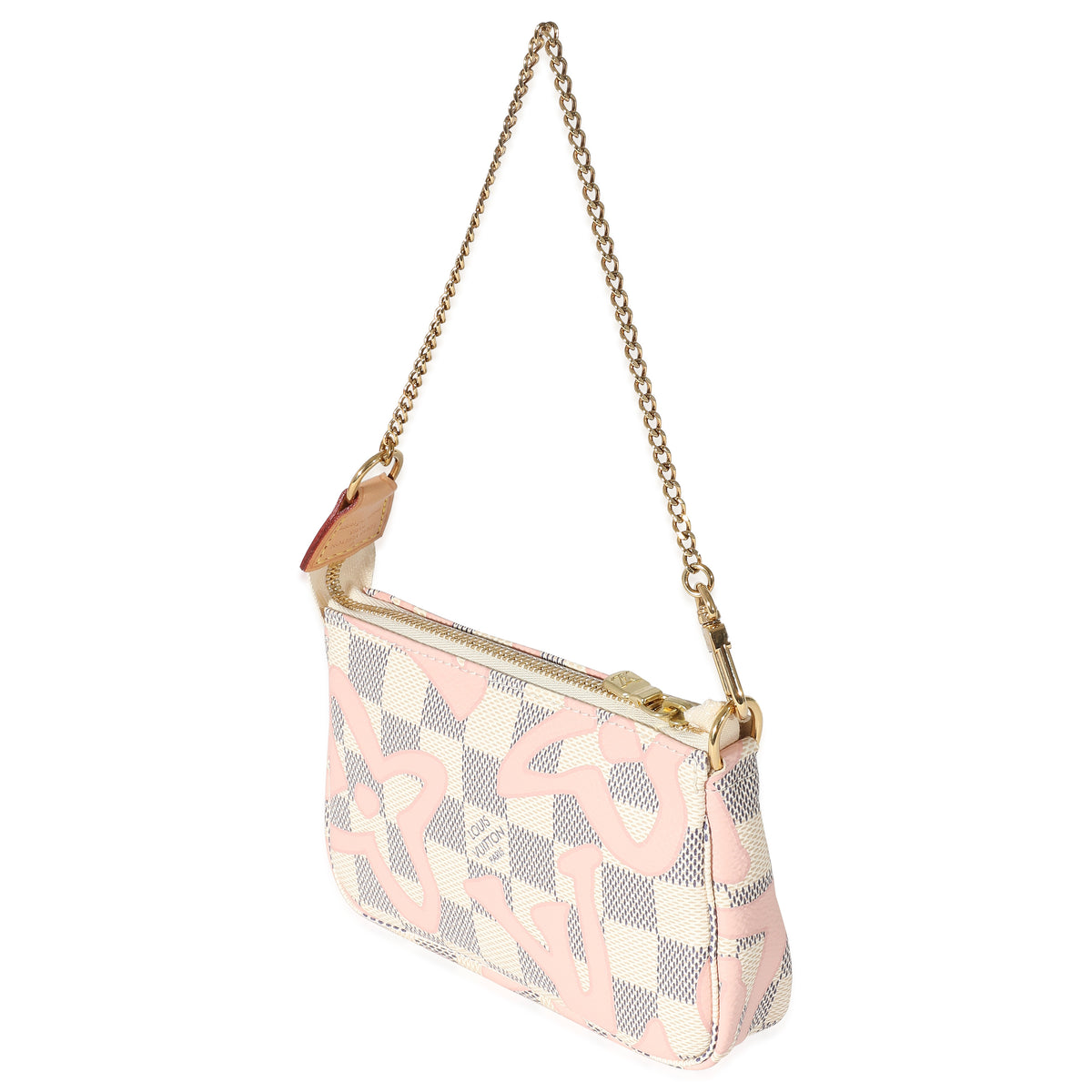 Louis Vuitton Noe Damier Azur Tahitienne Pink in Canvas with Gold
