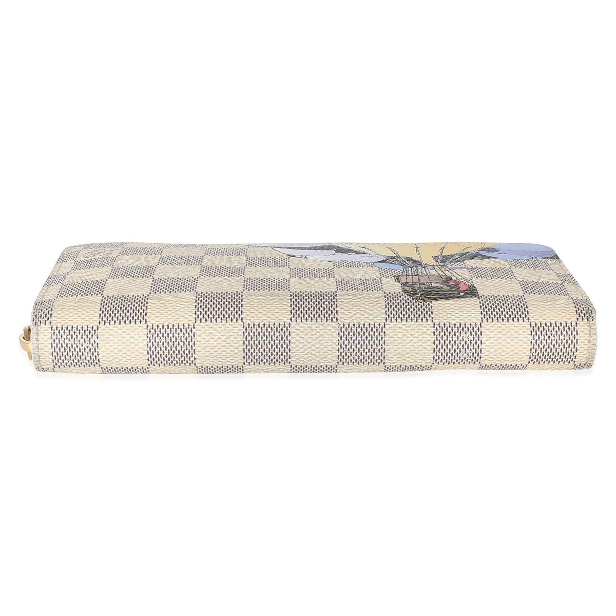 Louis Vuitton Damier Azur Canvas Illustre Zippy Wallet