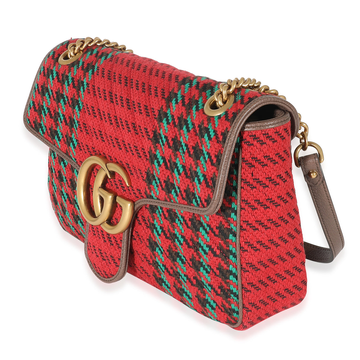 Gg marmont small houndstooth shoulder bag new arrivals