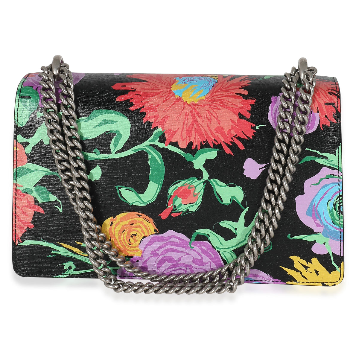Gucci x Ken Scott Multicolor Floral Leather Small Dionysus