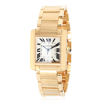 Cartier Tank Francaise W50001R2 Unisex Watch in 18kt Yellow Gold