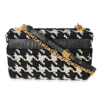 Christian Dior Technical Canvas Macro Houndstooth Medium Caro