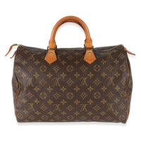 Louis Vuitton Monogram Canvas Speedy 35