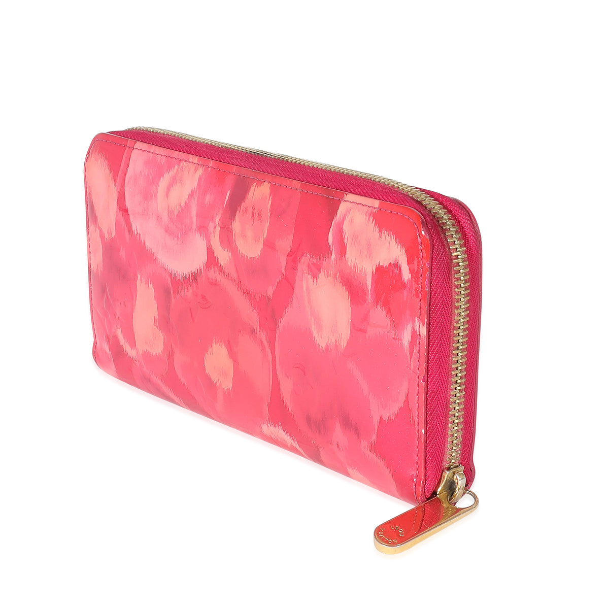 Louis Vuitton Pink Vernis Ikat Zippy Wallet Flower Floral Leather  ref.374834 - Joli Closet
