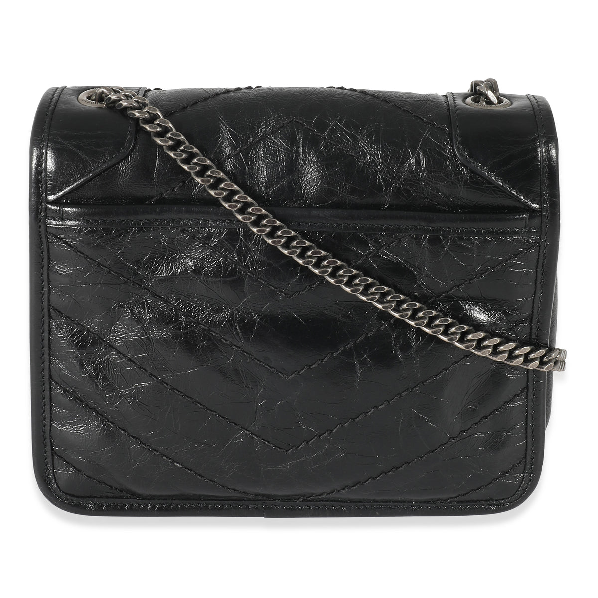 Saint laurent niki ysl monogram vintage calfskin wallet on chain hot sale