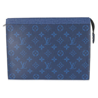 Louis Vuitton Blue Monogram Taigarama Pochette Voyage MM