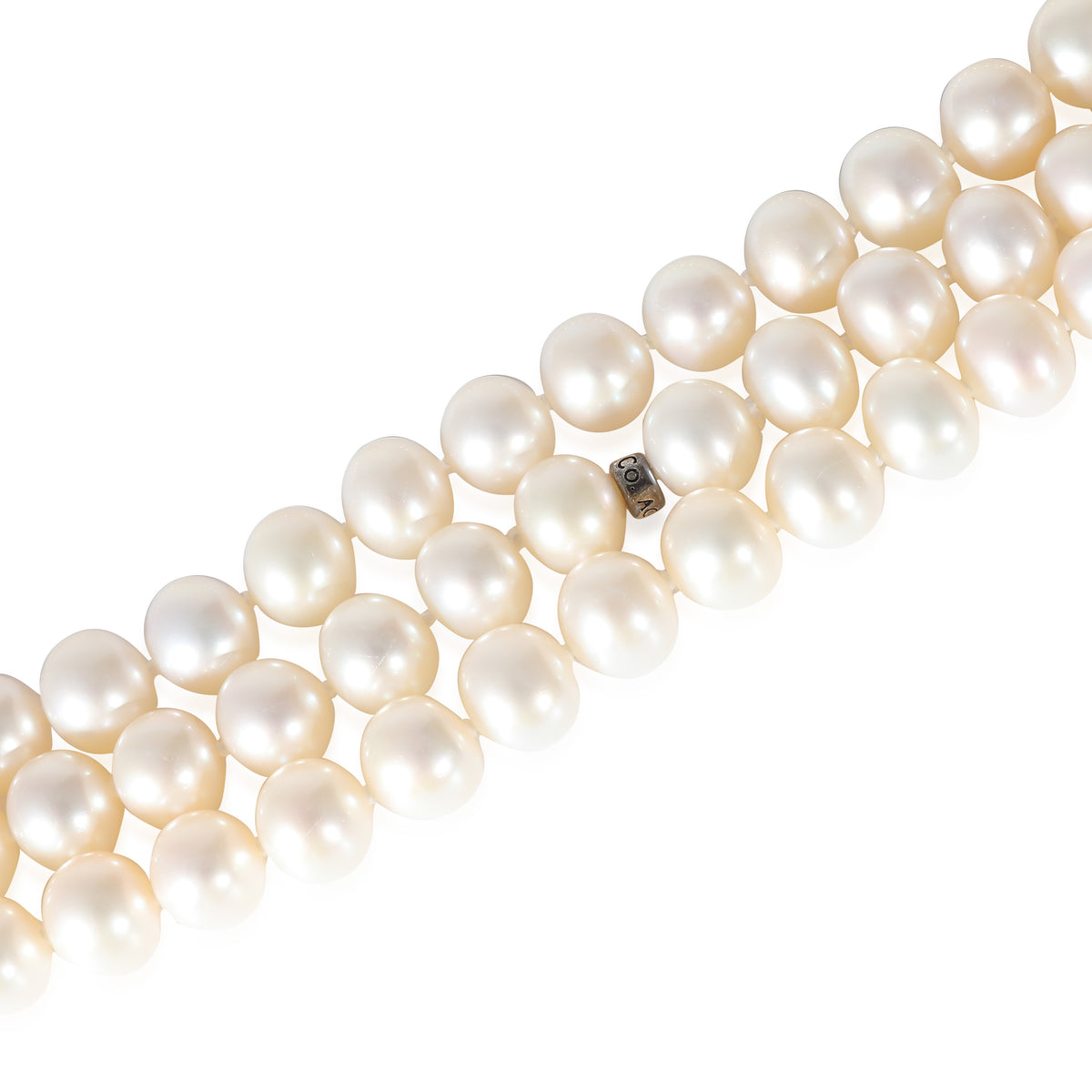 Tiffany & Co. Ziegfeld Pearl Necklace in Sterling Silver