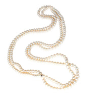 Tiffany & Co. Ziegfeld Pearl Necklace in Sterling Silver