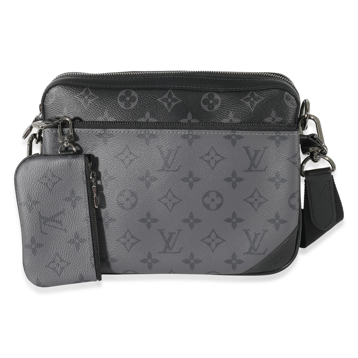 louis vuitton backpack trio eclipse monogram eclipse Louis Vuitton Monogram Eclipse Trio Messenger | myGemma