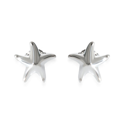 Tiffany & Co. Elsa Peretti Starfish Earrings in Sterling Silver