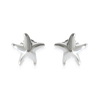 Tiffany & Co. Elsa Peretti Starfish Earrings in Sterling Silver
