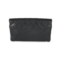 Chanel Black Quilted Caviar CC Flap Clutch