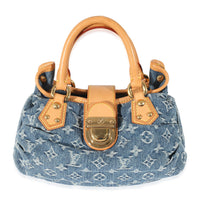 Louis Vuitton Blue Monogram Denim Pleaty Bag