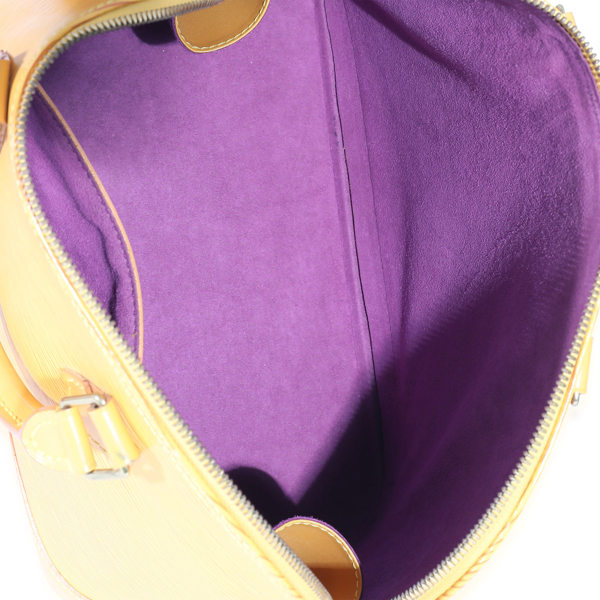 Louis Vuitton Purple Leather Epi Alma PM Louis Vuitton