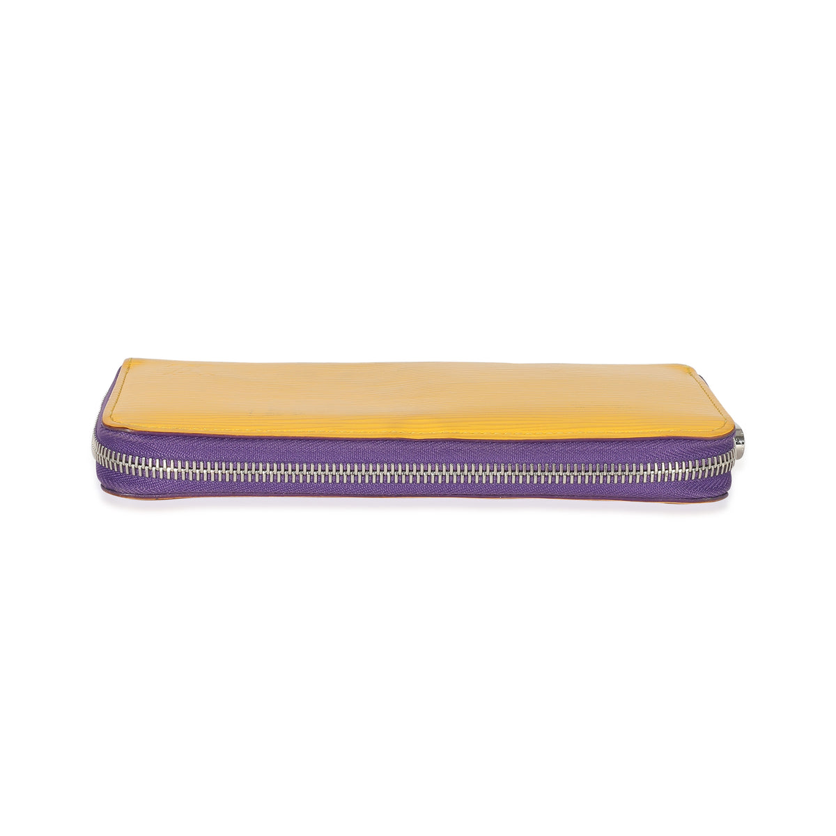 Louis Vuitton Purple Yellow Epi Zippy Wallet