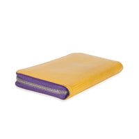 Louis Vuitton Purple Yellow Epi Zippy Wallet