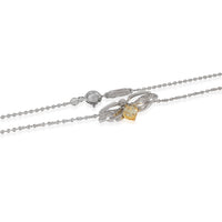 Tiffany & Co. Paper Flowers Firefly Fancy Yellow Diamond Pendant in Platinum