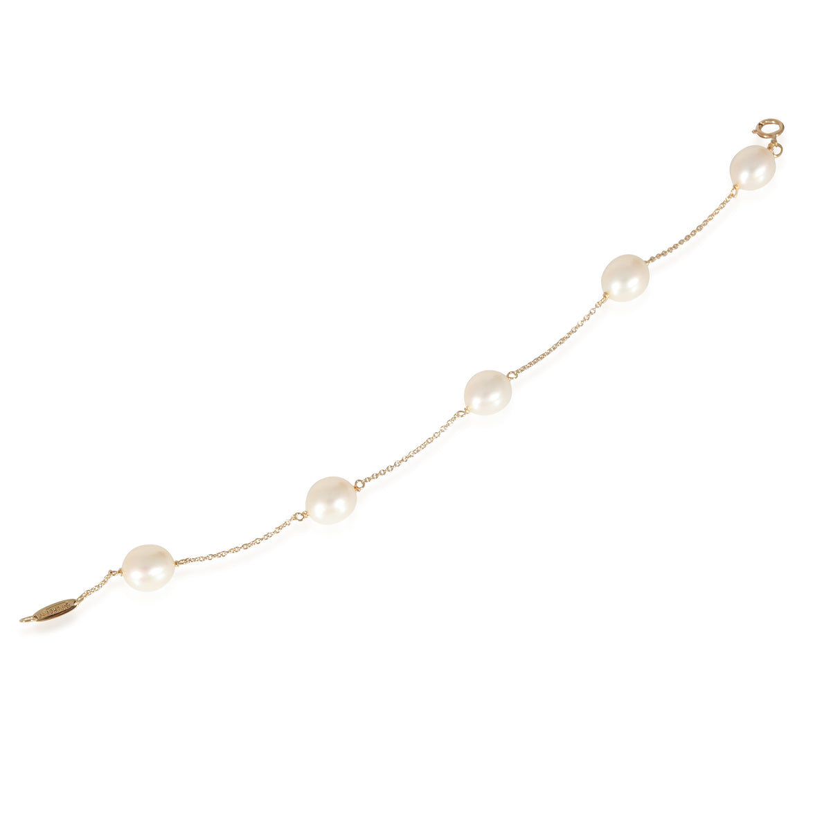 Elsa Peretti Pearls by The Yard Chain Earrings in 18K Gold